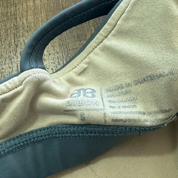 Albion Fit Blue Gray Uplift Bra Size Small - Picture 4 of 5